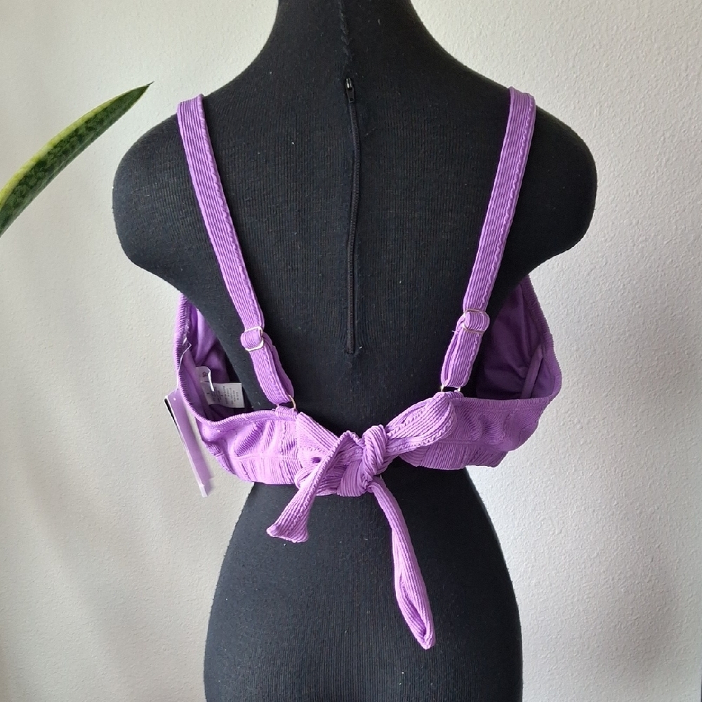 Salt + Cove Purple Bikini Top - Picture 5 of 8